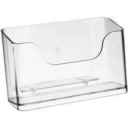 Prospekthalter, Polystyrol, transparent PTXE 1 x Querformat | A6, PS