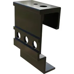 Brise soleil verstellbar Aluminiumklemme RAL9005 Packung mit 10 Stück
