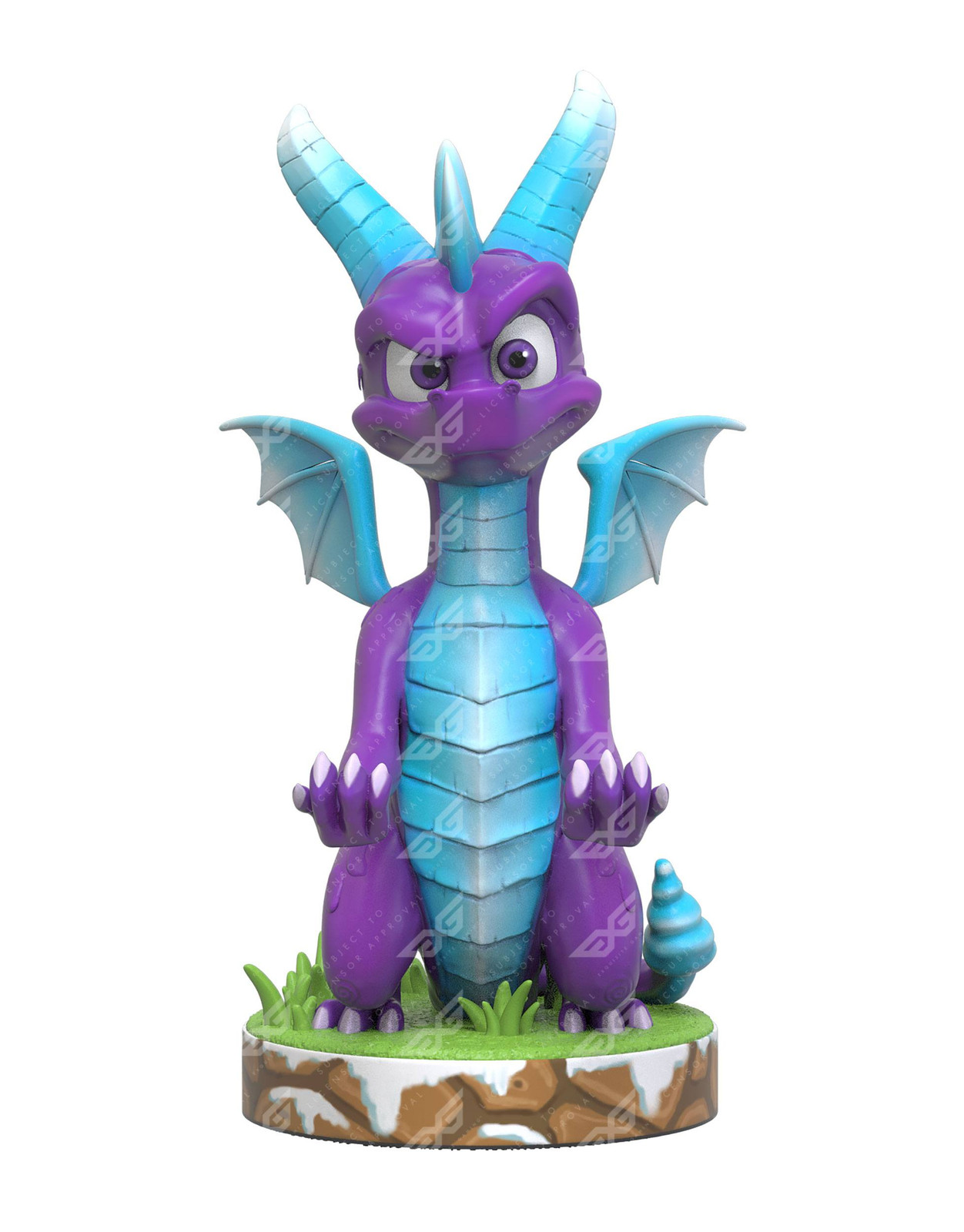 Exquisite Gaming Cable Guys Spyro Controller en Smartphone Houder - Blauw/Paars