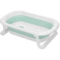 Fillikid, Babybadewanne, Faltbadewanne Orka salbei-weiss