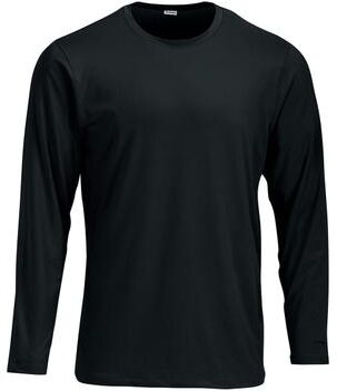Paragon SM0222 Aruba Extreme Performance Long Sleeve T-Shirt in Black size 4XL   Polyester/Spandex Blend 222