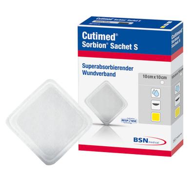 Cutimed Sorbion Sachet S Wundauflage 10x10 cm 24 St Pflaster