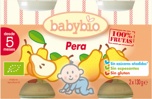 Babybio Tarrito Pera 130 gr 130 gr