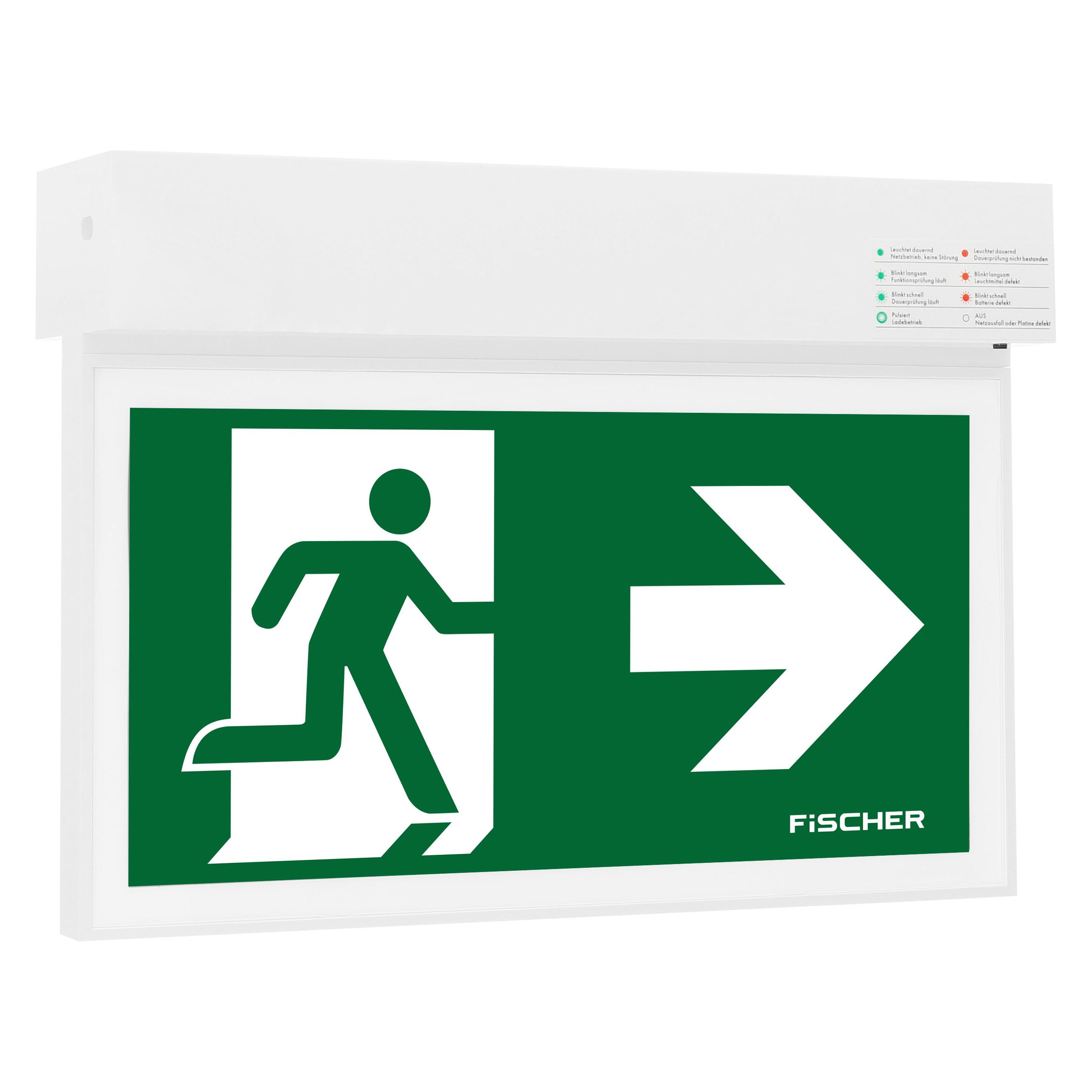 Fischer LED-Rettungszeichenleuchte (SKR-U383At2)
