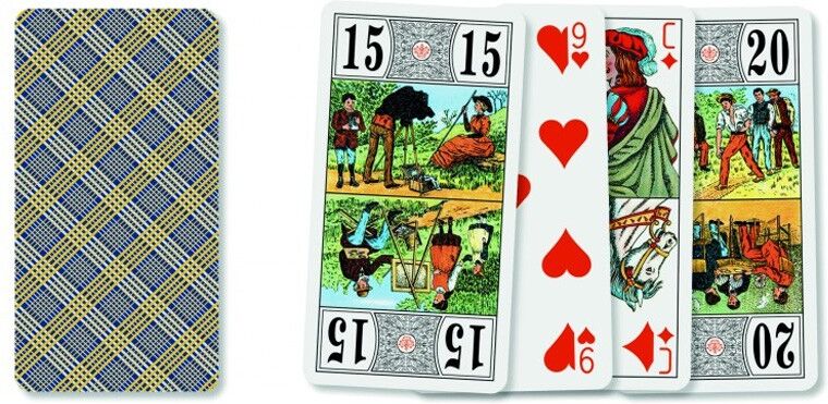 Dal Negro Jeu de Tarot plastique - Le Coq Imperial