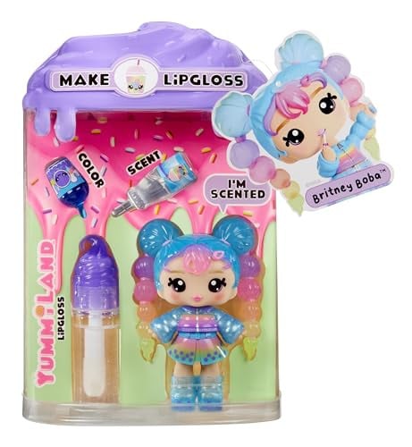 Yummiland Lip Gloss Doll Britney Boba inclusief DIY Lip Gloss Kit