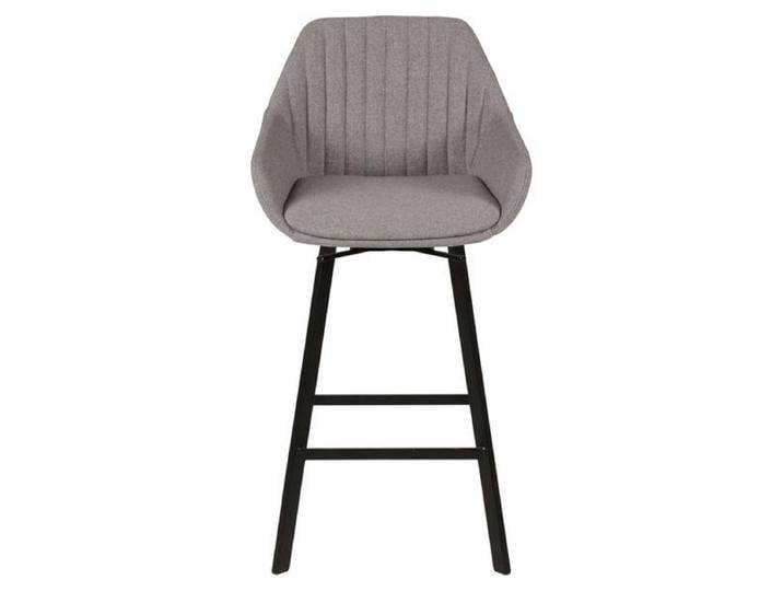 Chaise de bar pivotante gris clair