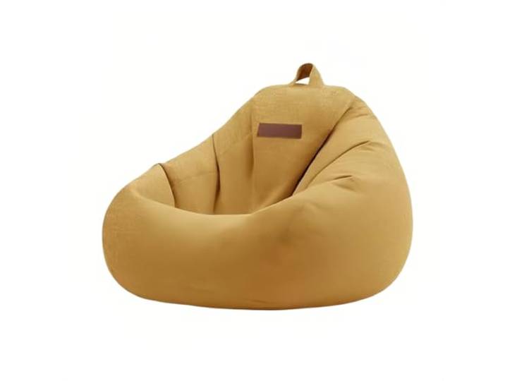 Xumh2024-3 Sitzsack Sitzsack-Stuhl, Liegesofa, for Leseecke, Schlafzimmer, Spielzimmer, Bodensitz(Yellow)