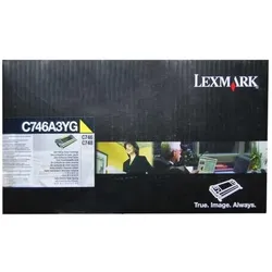Lexmark, Toner, Toner yellow Orig.Nr. C746A3YG (Y)
