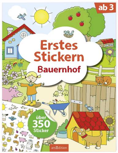 ARS Edition Erstes Stickern Bauernhof 131730 1St.