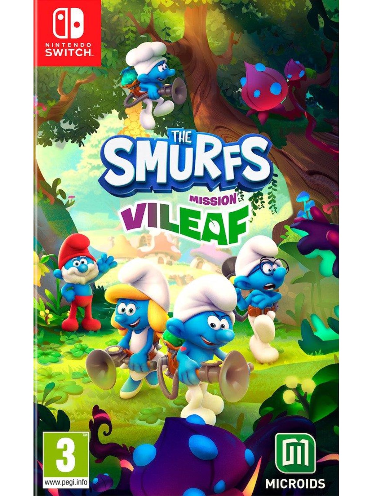 The Smurfs: Mission ViLeaf - Nintendo Switch - Platformer - PEGI 3