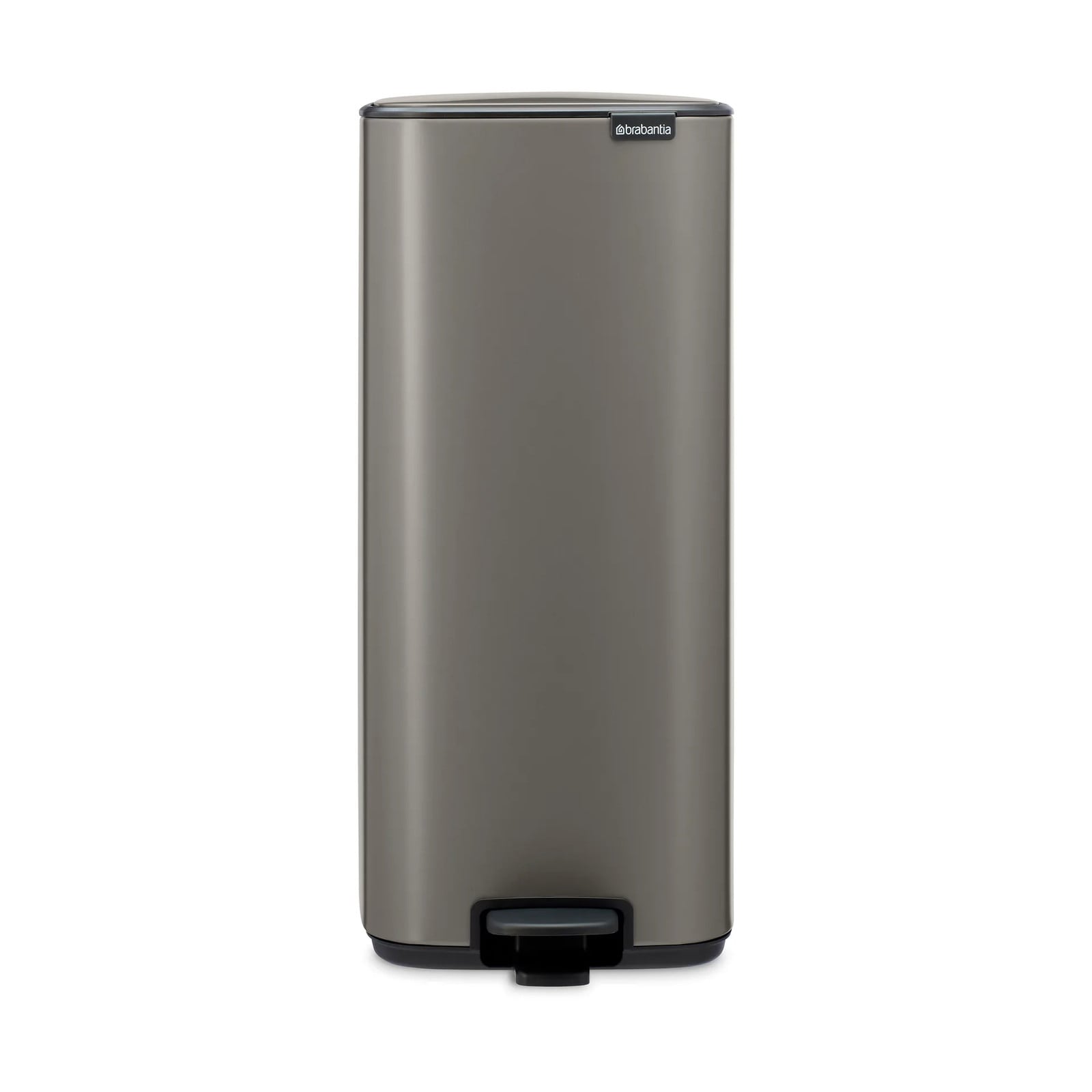 Brabantia Bo pedaalemmer 30 liter Platinum RVS
