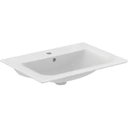 Ideal Standard Connect Air Möbelwaschtisch 640mm, 1 Hahnloch, mit Überlauf, E028901, Farbe: Weiß