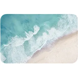 BADEMATTE Strand - Meer - Natur - Sommer 80x50 cm