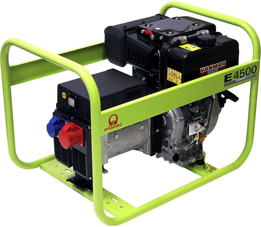 Pramac Stromerzeuger Serie E, Diesel, 400/230 V, E 4500 - Diesel, 230 / 400 V, 2,0 / 3,2 kW
