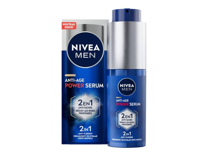 NIVEA MEN Anti‑Age Power Visage Sérum 2-en-1 Anti‑Âge &amp; Anti‑Taches 30 ml
