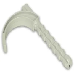 100 Stück Rohrhaken / Dübelhaken, verschiedene Größen (Ausführung: 8 x 75 mm- Rohre von 25-35 mm)