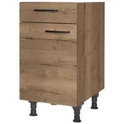 Schubkastenunterschrank Structura Eiche dunkel