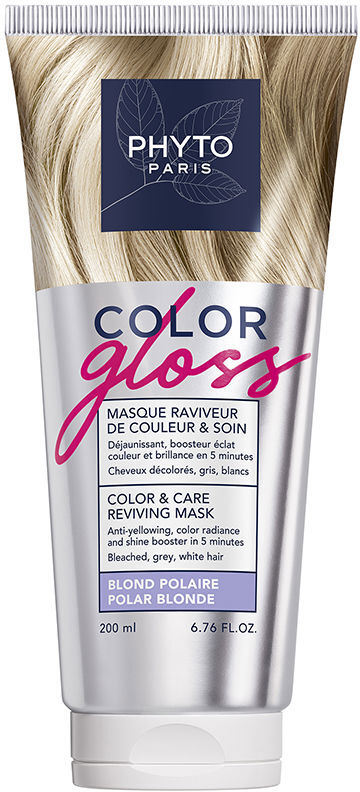 Phyto Máscara revitalizante de cor e cuidado Color Gloss #LoiroPolar
