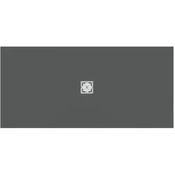Ideal Standard Rechteck-Brausewanne Ultra Flat S +, 1700x800 mm, Quarzgrau, 30 mm Höhe, bodengleicher Einbau möglich