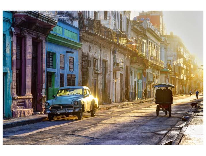 Alubild Alte Strasse in Havanna image LAND