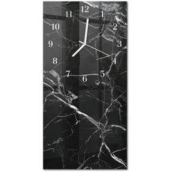 WANDUHR aus Glas 30x60 cm - Graphit