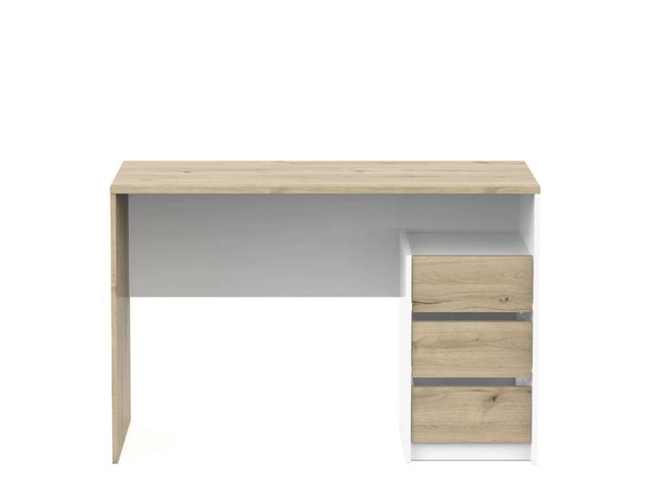 CALICOSY - Bureau 3 tiroirs L117 cm - SIERRA