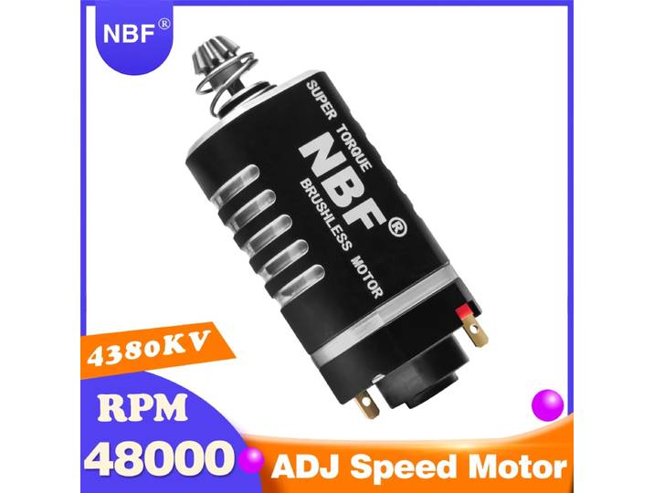 Moteur brushless à couple élevé NBF GT Series, arbres courts, moteur brushless AEG 33K pour boîte de vitesses V3, pièces de mise à niveau MOSFET