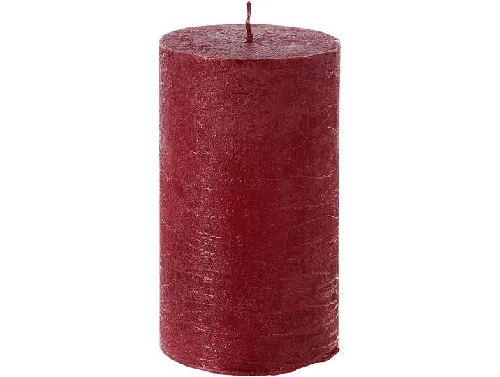 Balthasar Zylinderkerze Rustico - Farbe: rot - Material: Wachs - 147