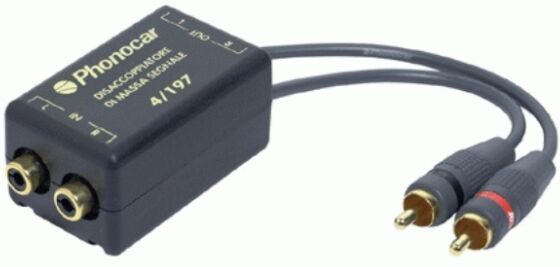 Phonocar Car Hifi Komponenten/einzelteile Masse-Entkoppler Für Passiv-Signal 04197