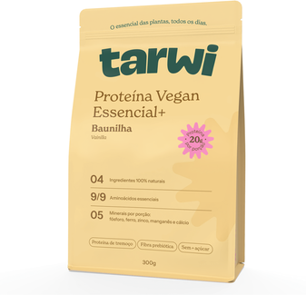 Tarwi Proteína Vegan Essencial+ Baunilha 300 gr