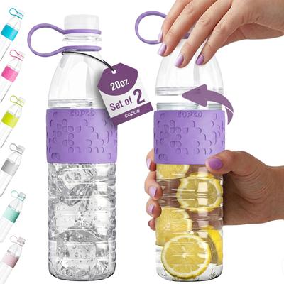 Copco Hydra Tritan 20 Oz. Water Bottle, Set of 2 - Dishwasher Safe & BPA Free