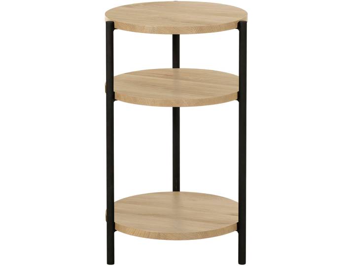 Couchtisch OMG DESIGN CUBIK-9 , fresh oak, schwarz, fresh oak, B:40cm H:45cm T:40cm, Tische, Couchtisch