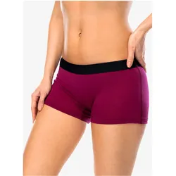 Photosol, Damen, Funktionsunterhose, Boxershorts Damen Sensor Merino Active Panties Boyshort - lilla (XL), Violett