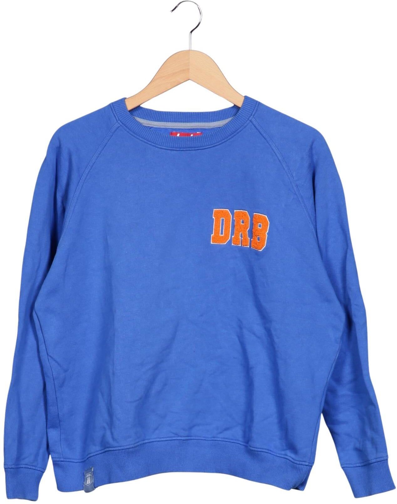 Derbe Damen Sweater, Blau, Gr. M, Baumwolle - Second Hand