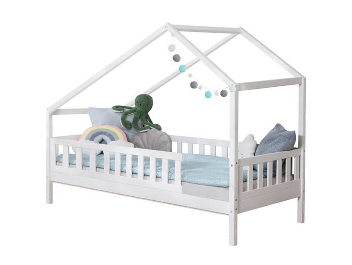 Hausbett Lou Weiß B: 100 cm