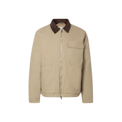 Langmantel SOLID "SOLID SDGALIP", Herren, Gr. XXL, beige (tree house), 100% Baumwolle, Mäntel