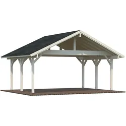 Palmako Carport Robert 20,6 m2 Transparent tauchimprägniert Holzcarport