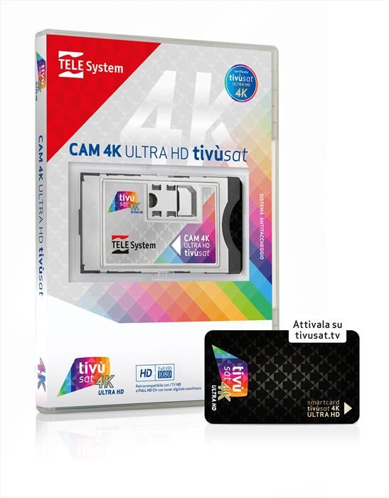 TELESYSTEM Cam 4k Tivu'sat