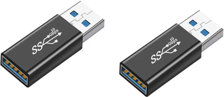 INF USB 3.0 Adapter Stecker auf Buchse – Gerader Kopf (2er-Pack)