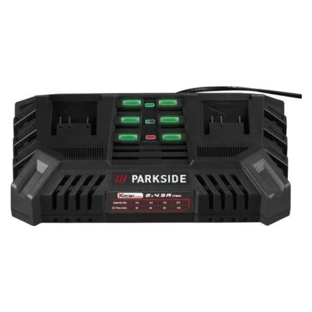 Parkside Double charger x2 12V, 4.5 Ah PDSLG 20 B1 DE/EU X20V Team (2 Ports) (PDSLG20A1)