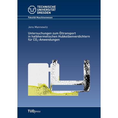 Untersuchungen zum Öltransport in halbhermetischen Hubkolbenverdichtern für CO2-Anwendungen, Taschenbuch von Jens Mannewitz, TUDpress,