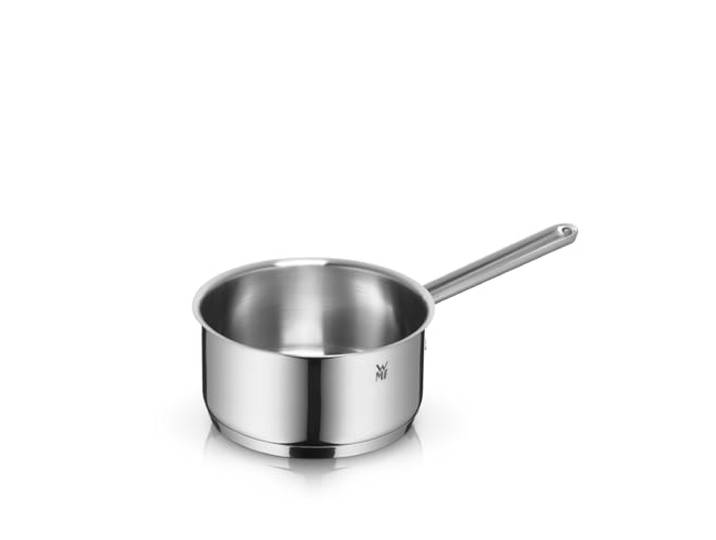 WMF Provence Plus Stielkasserolle 16cm ohne Deckel, Kochtopf klein 1,4l, Milchtopf Induktion, Cromargan Edelstahl poliert, unbeschichtet, backofengeeignet