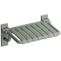 HEWI Duschklappsitz, rechteckig (USA), matt, Felsgrau