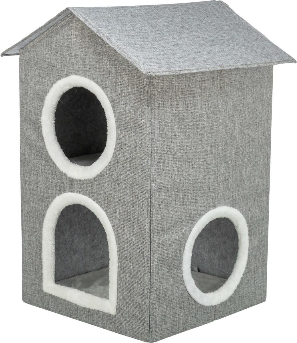 Tierbett TRIXIE "Rückzugsort Nora 47 x 67 x 47 cm", hellgrau, B/H/L: 47cm x 67cm x 47cm, Tierbetten, Tierbett, Keine spezielle Eigenschaft hellgrau B/H/L: 47cm x 67cm x 47cm