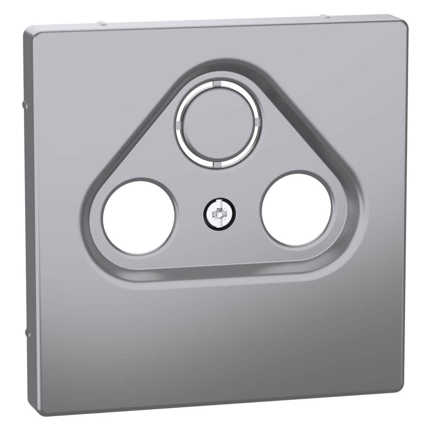 Merten MEG4123-6036. Produktfarbe: Aluminium, Material: Thermoplast, Oberflächentyp: Matte (MEG4123-6036)