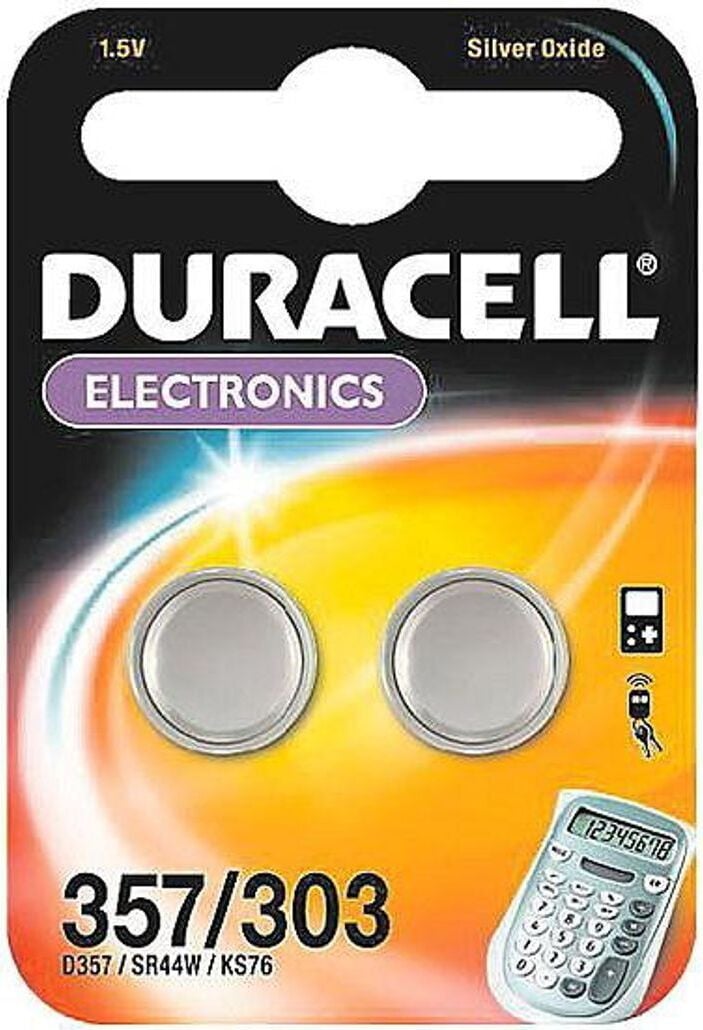 Duracell 357/303 Zilveroxide Knoopcel 1,5V
