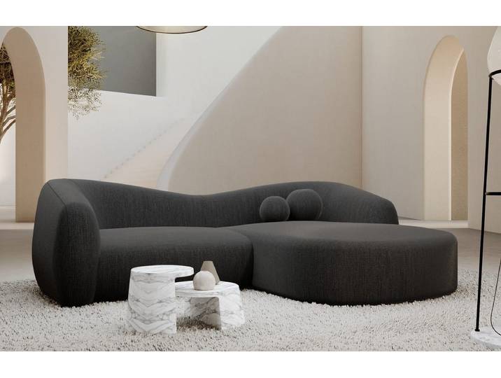 Ecksofa Murcia L-Form aus Stoff