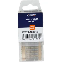 WS24 20x CV-Stichsägeblatt geschliffen/konisch GL 100 VL 75 mm gerade - WS24-100015