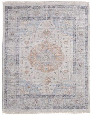 Grand Bazaar Ramey Hand Woven Medallion Transitional Area Rug